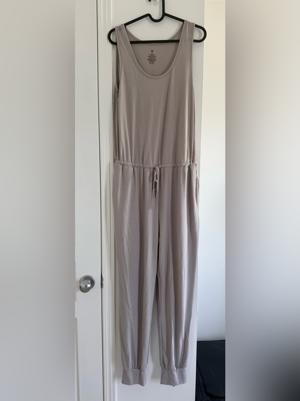 Natori Women's Lounge Modal Jumpsuit/Romper in Cream Size Small